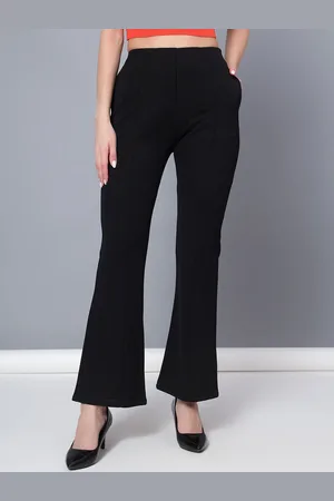 Golden Kite Women Smart High-Rise Wrinkle Free Trousers