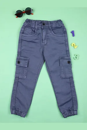V-Mart Boys Cotton Jogger Low Distress Stretchable Jeans