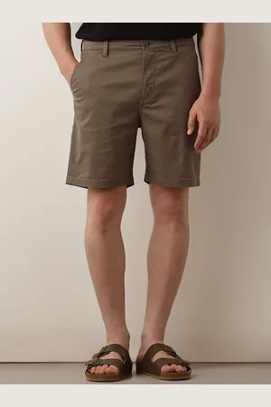 SELECTED Solid Regular Fit Cotton Shorts
