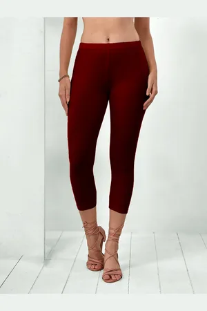 Lyra Women Solid Mid-Rise Capris