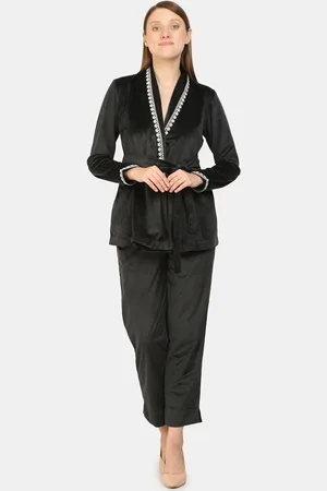 bellamia Women Black Longline Tailored Jacket