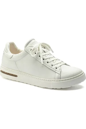 Birkenstock Bend Low White Narrow Width Natural Leather Sneakers