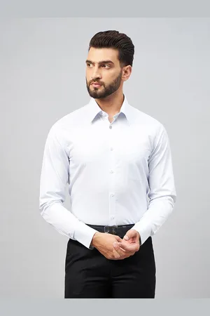 LOUIS STITCH Comfort Micro Checked Cotton Formal Shirt