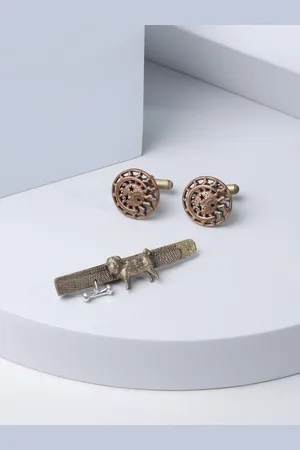 COSA NOSTRAA Men Copper-Toned Accessory Gift Set