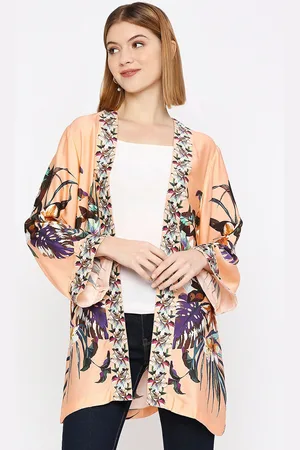 Cloth Haus India Women Printed Kimono Shrug