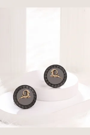 COSA NOSTRAA Brass Textured Cufflink