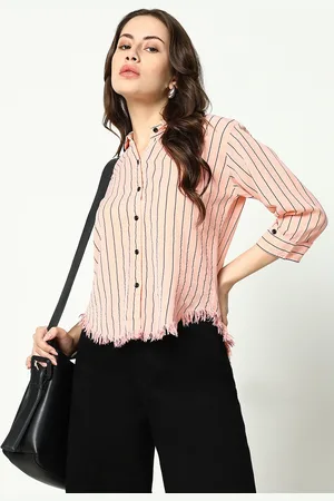SHOWOFF Women Striped Casual Shirt