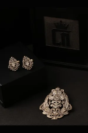 COSA NOSTRAA Men Gold-Toned Accessory Gift Set