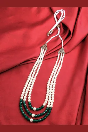 COSA NOSTRAA Men Brass Layered Necklace
