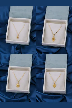 Brandsoon Set of 4 Gold-Toned Brass Gold-Plated Chain