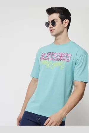 The Dry State Men Typography Printed Cotton T-shirt