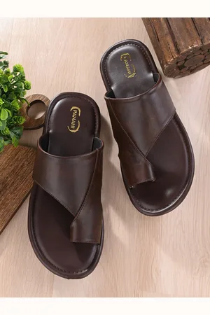 PANAHI Men Open One Toe Comfort Sandals