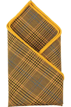 Alvaro Castagnino Men Checked Pocket Squares