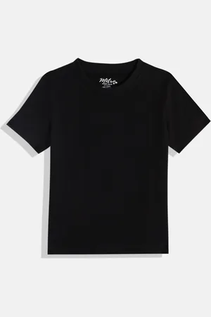 METRO KIDS COMPANY Boys Solid Regular Fit T-shirt