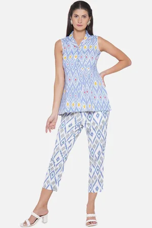 bellamia Printed Top With Trouser