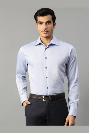 Matinique Men Blue Slim Fit Opaque Formal Shirt