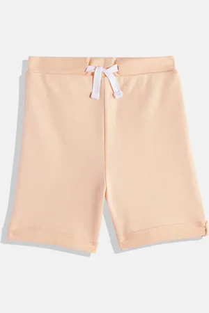 METRO KIDS COMPANY Girls Solid Regular Fit Shorts