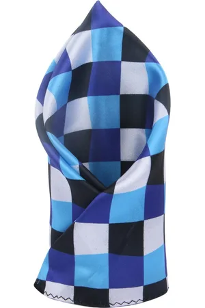 Alvaro Castagnino Multicoloured Checked Print Pocket Square