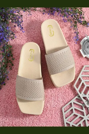 PANAHI Woven Design Flatform Heels