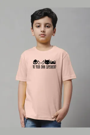 Friskers Boys Typography Printed Pure Cotton T-shirt
