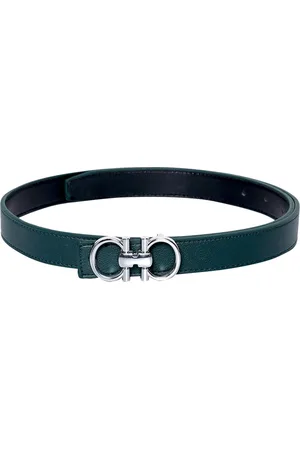 thickskin Girls Green Textured PU Belt