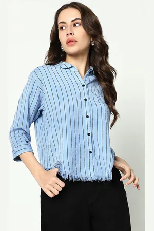 SHOWOFF Women Striped Casual Shirt