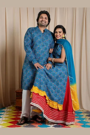 AKS Printed Ready to Wear Lehenga & Blouse With Dupatta