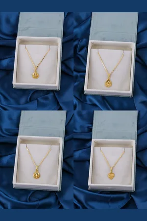 Brandsoon Set Of 4 Brass Gold-Plated Chain