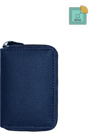 GREEN DRAGONFLY Textured Zip Around RFID Wallet