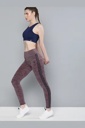 HRX Women Regular Fit Rapid Dry Seamless Running Tights