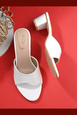 PANAHI Open Toe Block Heels