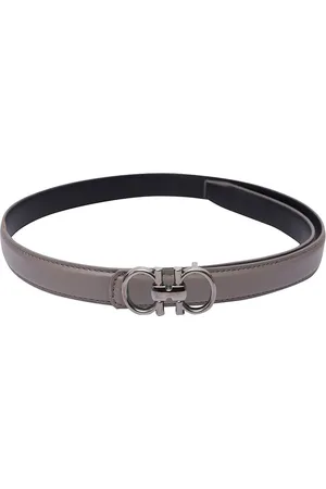 thickskin Women Solid Push Pin Slim Belt
