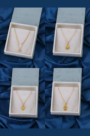 Brandsoon Set Of 4 Gold-Plated Brass Chain