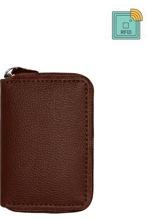 GREEN DRAGONFLY Textured Zip Around RFID Wallet