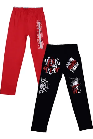 Sweet Angel Pack Of 2 Boys Straight-Fit Pure Cotton Track Pants