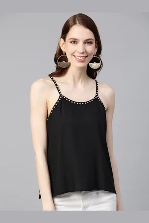 Scouph Women Black Solid Top