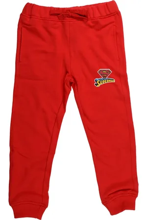 Superman Red Kids Solid Joggers