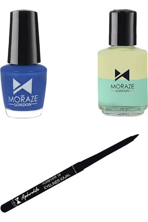 Moraze Set of 3 Nail Polish + Kajal & Nail Polish Remover