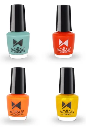 Moraze Pack of 4 Glossy Nail Polish-20 ML (5 ML Each)