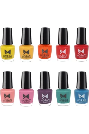 Moraze Multicoloured Set of 10 Nail Enamel