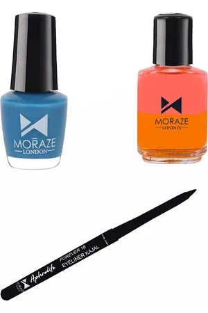 Moraze Set of 3 Nail Polish + Kajal & Nail Polish Remover