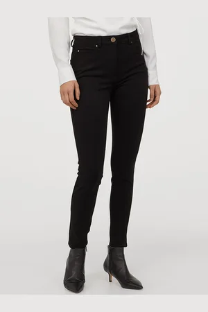 H&M Women Black Superstretch Trousers