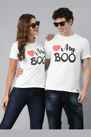 BRATMA Men White Black Typography Print Round Neck Pure Cotton T-shirt