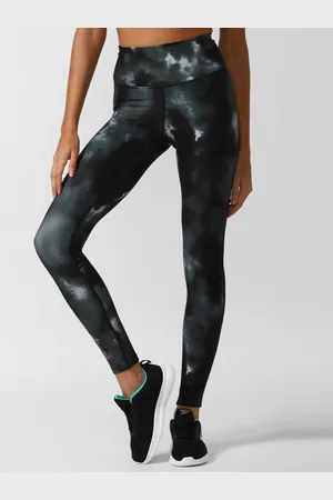 Reebok Women Id Train Aop Printed Ankle-Length Gym Tights