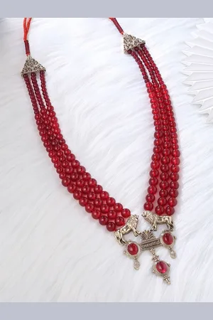 COSA NOSTRAA Men Beaded Antique Necklace