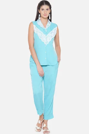 Kalini Shirt Collar Neck Top & Trousers