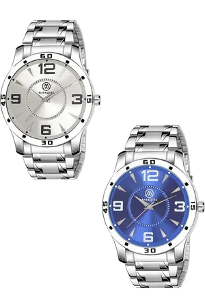 MARKQUES Men Stainless Steel Bracelet Style Straps Analogue Watch