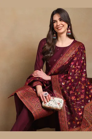 Ahika Women Regular Kurta with Trousers & With Dupatta