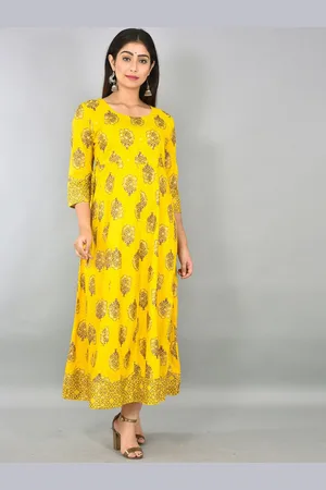 Kalini Floral Printed Anarkali Ethnic Dress