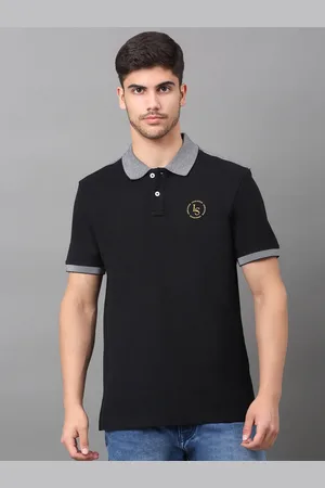 LOUIS STITCH Polo Collar Slim Fit Cotton Dry fit T-shirt